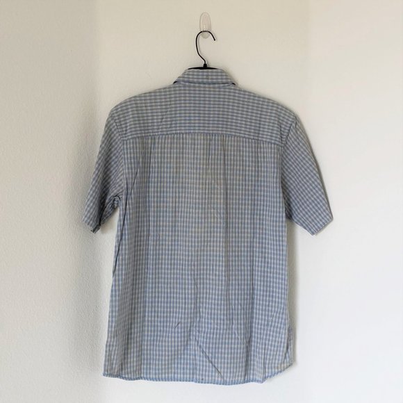 QUICKSILVER - Vintage Men's Button Up Short Sleeve, Blue, Small - Picture 2 of 7